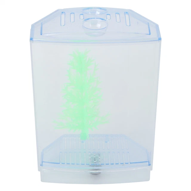 Mini Fish Tank Aquarium Transparent Water Plants Breeding Box Hatching Incuba GT 3