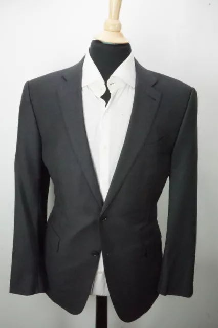 ERMENEGILDO ZEGNA TROFEO Solid Gray 100% Wool Sport Coat Jacket Sz 42S ...