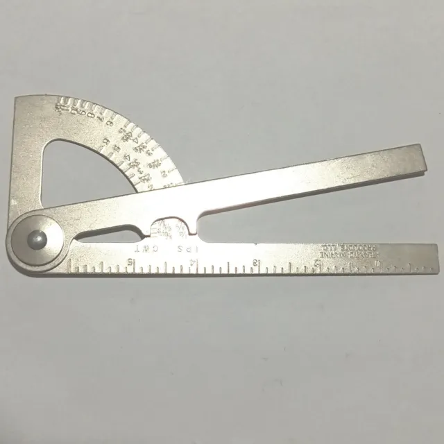 Pocket Sized Pipe Caliper. Iron & Copper. 0 to 12 Inches. Plumbing Construction