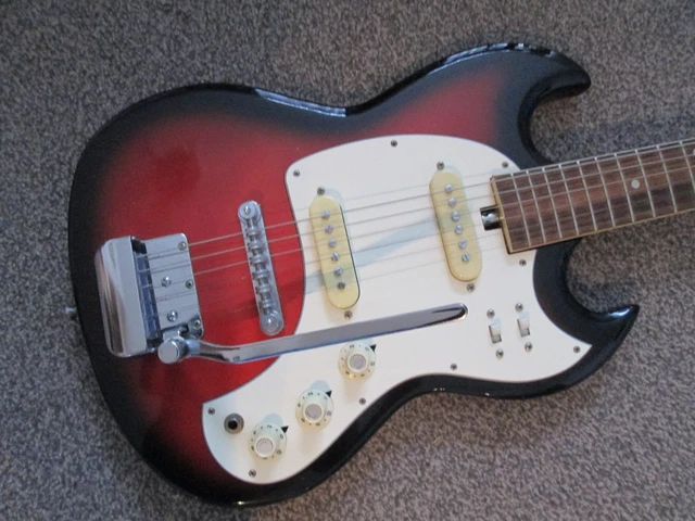 ARBITER SG GUITAR - two pickups - made in Japan late sixties