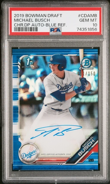Michael Busch Bowman Chrome Auto Psa 10 FOR SALE! - PicClick