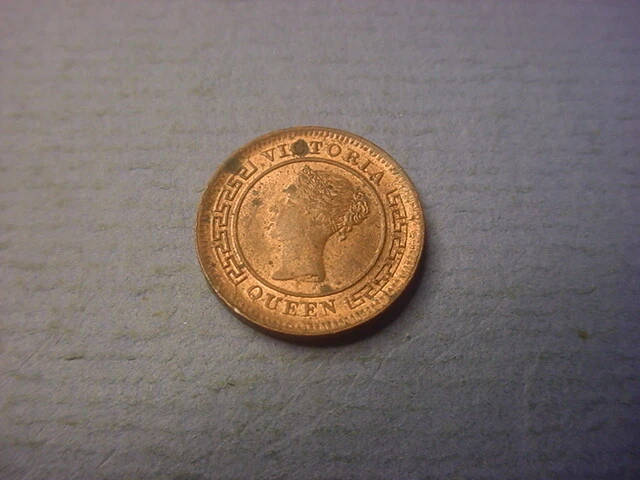 Ceylon 1/4 Cent 1890 Red Brown BU #77737