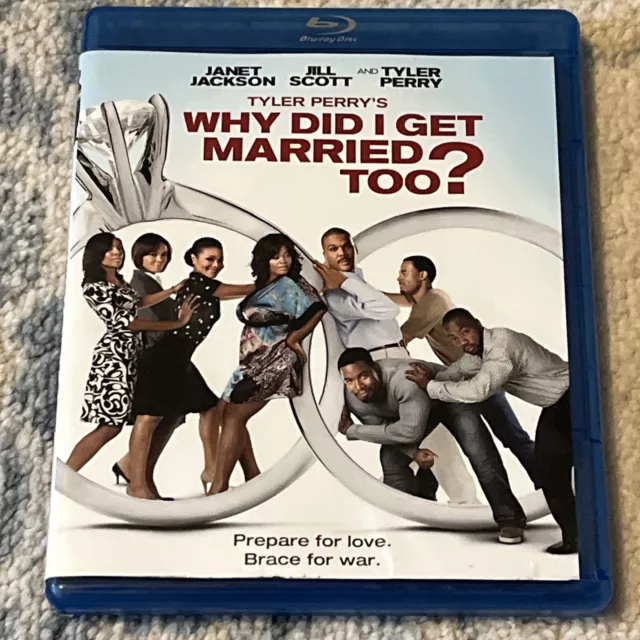 Tyler Perry's Why Did I Get Married Too? (Blu-ray, 2010) Very Good