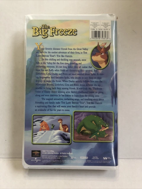 THE LAND BEFORE Time VIII: The Big Freeze (VHS, 2001) $6.79 - PicClick CA