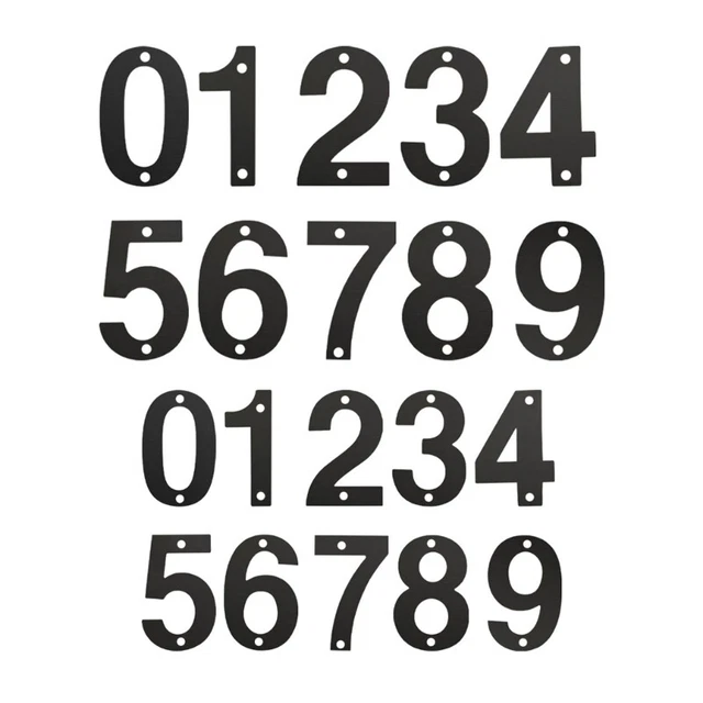 STAINLESS STEEL ADDRESS Numerals Rusts Resistant House Identification ...