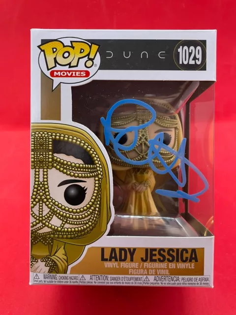 REBECCA FERGUSON signed Autogramm Funko Pop DUNE in Person autograph ACOA