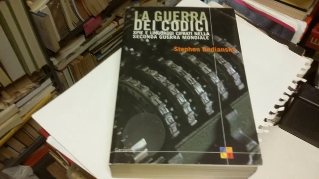 LA GUERRA DEI CODICI, Budiansky, Garzanti 2002, 16g22 LA GUERRA DEI CODICI, Budiansky, Garzanti 2002, 16g22