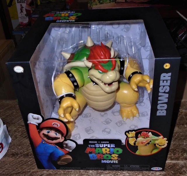 NINTENDO THE SUPER Mario Bros. Movie Bowser Figure with Fire Breathing