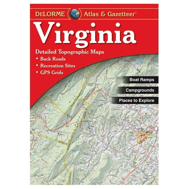 Delorme Virginia Topographical Road Atlas & Gazetteer