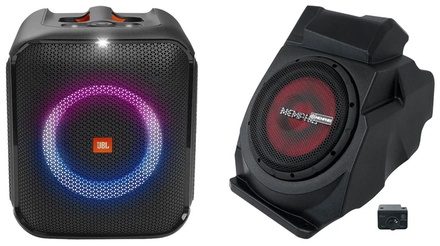 Memphis Audio RZRPRO10SE Powered Subwoofer For 2019+ Polaris RZR Pro XP+PARTYBOX