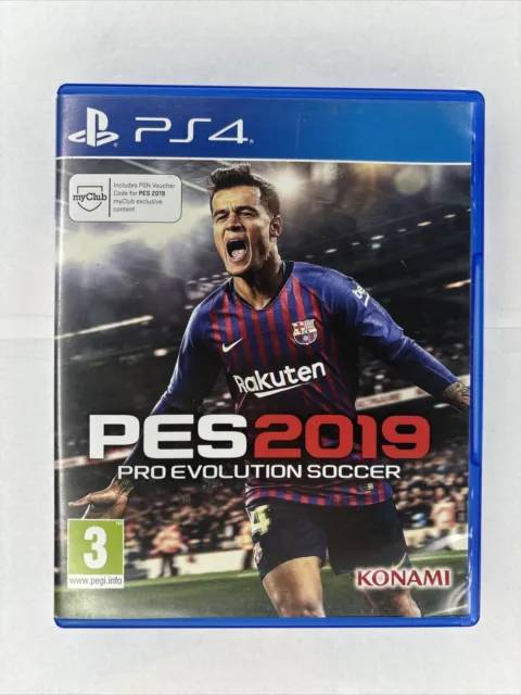 PES 2019 PS4 Calcio Gioco Videogioco Usato Testato Funzionante