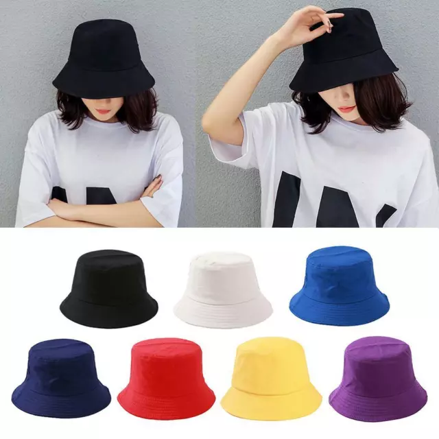 Mode Femmes Hommes Chapeau De Pêcheur Pliant Casquette De Seau Hip Hop Unisexe