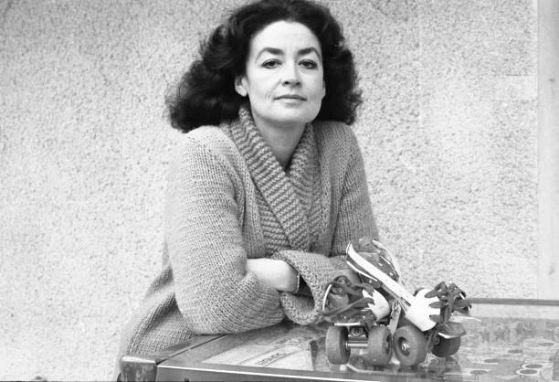 French director Nina Companeez in Paris on March 17, 1977, France Old Photo 1
