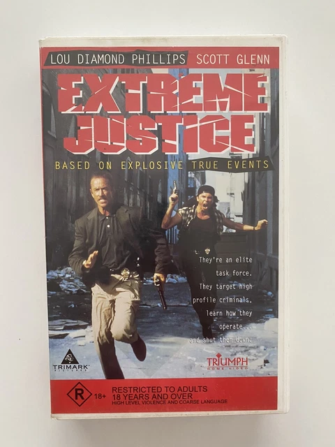 EXTREME JUSTICE [VHS] Triumph Releasing Big Box Ex-Rental Video Tape ...