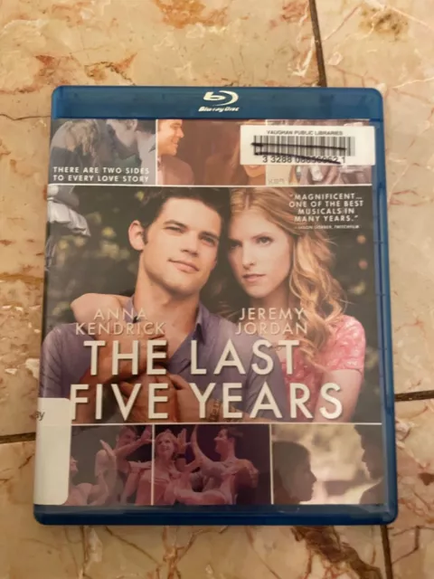 The Last Five Years Blu-ray Anna Kendrick Jeremy Jordan Richard Lagravenese