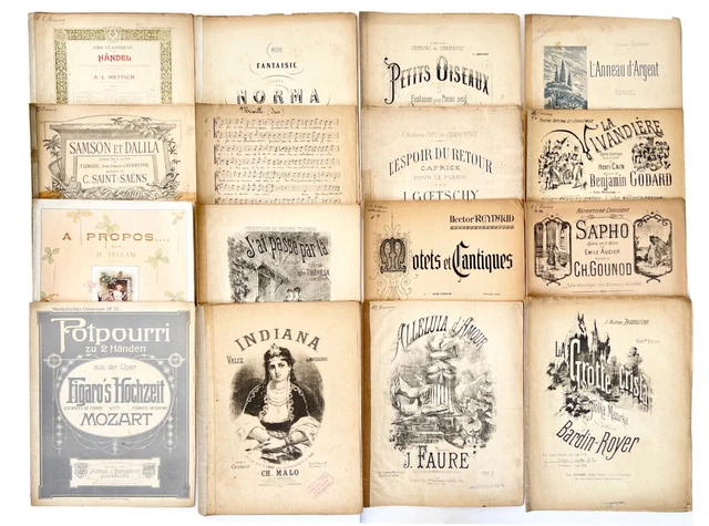 30 partitions 1900 1920, parole et musique, piano, valse, Fox Trot, Mazurka