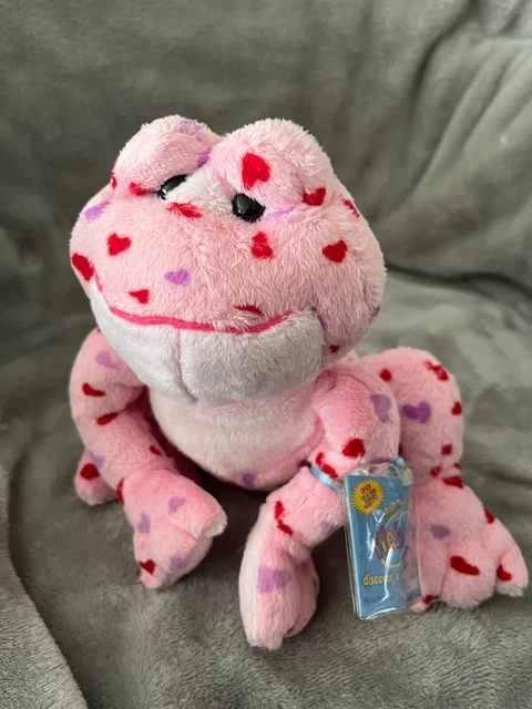 Webkinz Pink love heart frog WEBKINZ PLUSH Animal new Code unused ganz