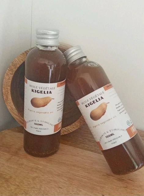 Huile De Kigelia Africana 200ml Soin Tonifiant Et Stimulant - Produit Naturel Du Bénin
