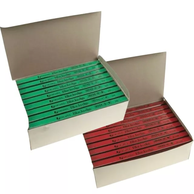 Carpenters Pencils Blackedge x 72 Green & 72 Red wood brick plaster 2 x box