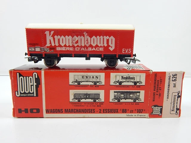 Wagon Jouef Kronenbourg – Réf 6731 N°58, Comme Neuf, Made In France