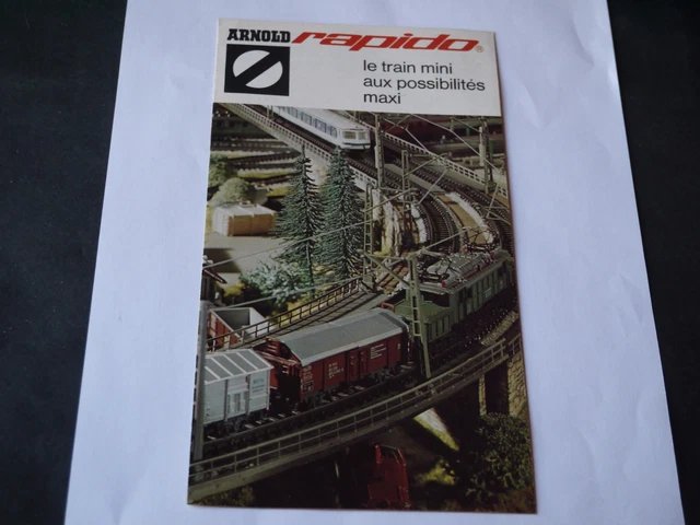 Catalogue Arnold Rapido N Et 1/160 De 1968/1969 - Plans De Réseaux Inclus - État Correct