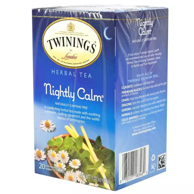 Twinings' Nightly Calm Herbal Tea - 20 count