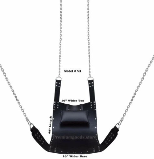 New Brand Genuine Heavy Duty Leather Sex Swing Sling Adult Play Room Fun Swc 8999 Picclick
