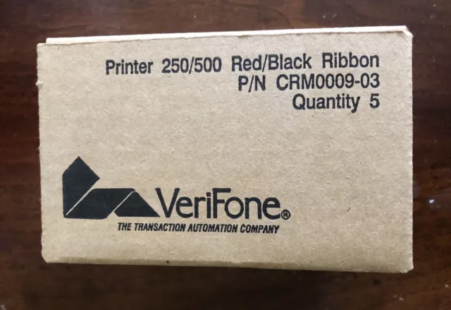 Verifone Printer 250/ 500  Red / Black Ribbon
