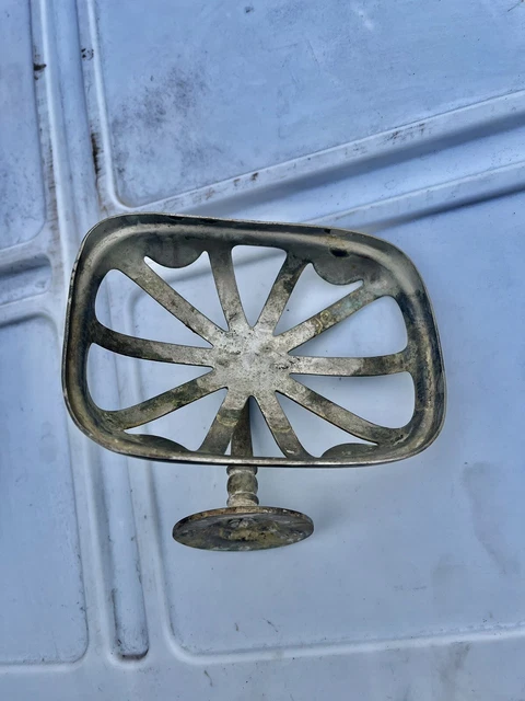 antique bathroom soap holder | brasscrafters vtg bath deco victorian soap holder