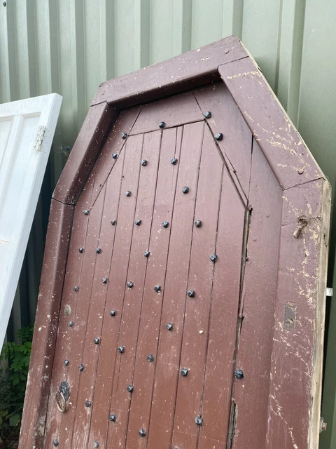 Antique Door With Frame.  Oak Planks £350