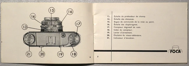 FOCA MODE D'EMPLOI DU FOCAsport II mod -1 c 1959-60 3