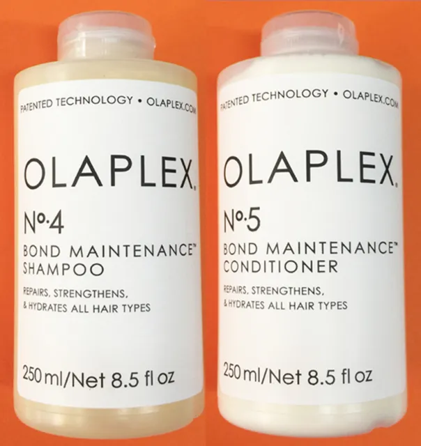 NEW Olaplex No.4 & No.5 duo Bond Maintenance Shampoo + Conditioner 250ml each AD