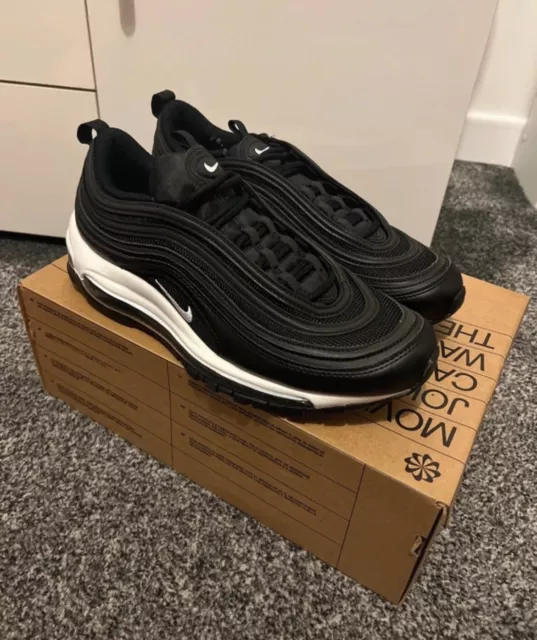 Nike Air Max 97 Women's Shoes DH8016-001 Black/White Size UK 8