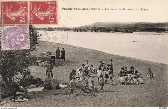 58 - POUILLY SUR LOIRE - S08708 - Les Bords de la Loire - La Plage - L1
