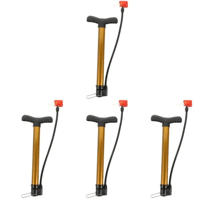4 piezas Herramienta de inflado de baloncesto bomba de aire para bicicleta neumáticos bomba suministro de bicicleta para