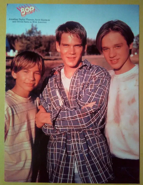 MAGAZINE PINUP~ JONATHAN TAYLOR THOMAS & DEVON SAWA ~1990s ~~Back