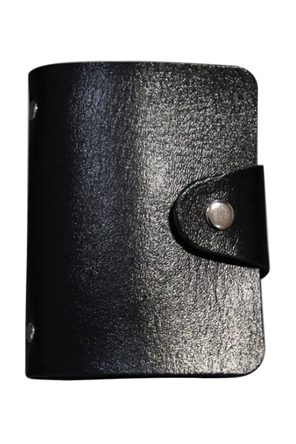 Slim Stainless Steel Card Holder – RFID Blocking, Holds 6 Cards, One-Hand Open (Silver)