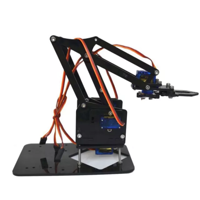 4-Dof Mechanical Robot Arm DIY Assembly Kits Gifts for   Raspberry Pi
