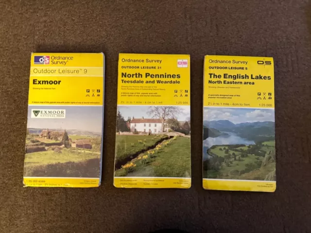 Ordnance Survey - Outdoor Leisure Maps - MUTLI BUY UPTO 30% OFF