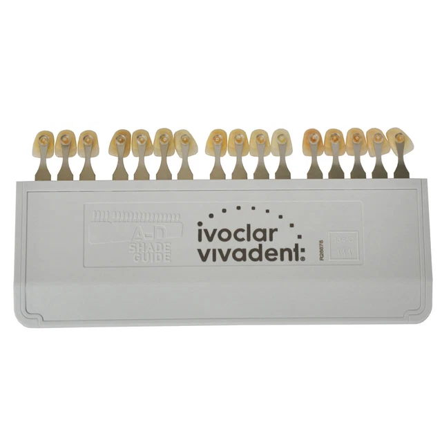 Ivoclar Vivadent Dental Shade Guide A1-D4 16 Colors Porcelain Teeth