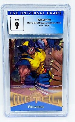 1995 Marvel Metal Inaugural Edition Wolverine #125 CGC Mint 9