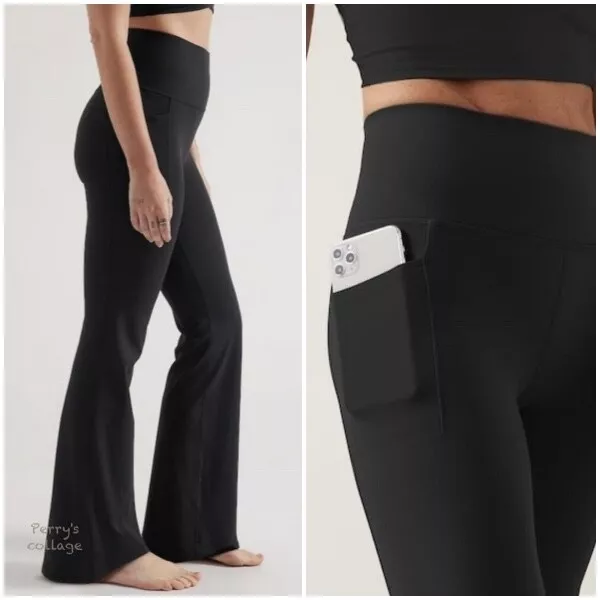 ATHLETA PETITE SMALL Salutation Stash Pocket Tight Black NEW Full Length  #599749 $135.65 - PicClick AU