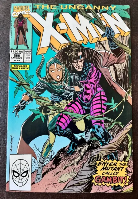 Uncanny X-Men #266 1st Appearance Gambit Marvel Comics NM 1990