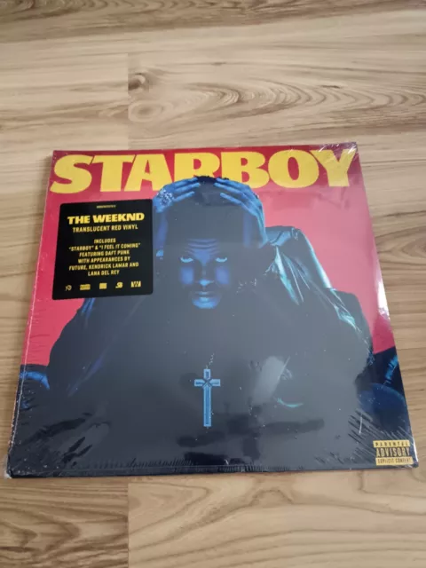The Weeknd " Starboy " Euro Lp ** Red Vinyl **