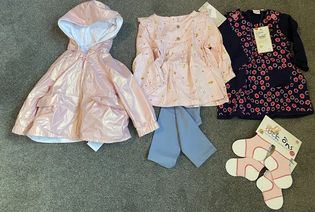 baby girl bundle 0-9 months, Jacket, Mayoral, Bluezoo, Joules, M&S & x2 sock ons