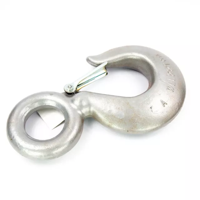 Dayton 3" Alloy Steel Slip Lifting Hook with Latch Eye 48,000 lb WLL 2YPC4