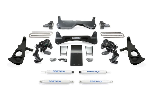 Fabtech K1046 Raised Torsion Suspension Lift System w/Performance Shocks 6 in.