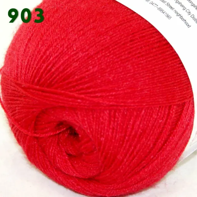 Sale 1 Ballsx50gr LACE Rugs Acrylic Wool Cashmere Hand Crochet Knitting Yarn 903