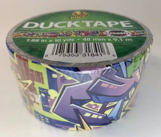 Duck Brand Pink Text Printed Duct Tape 2 Inch by 10 Yards 6 Count Case  281758