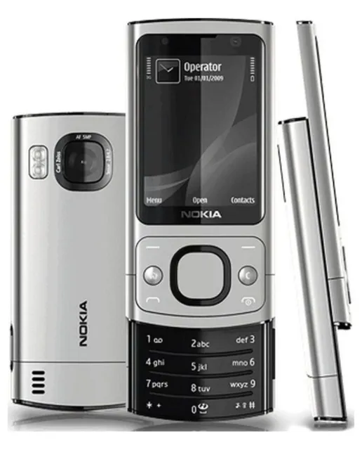 Téléphone portable vintage Nokia 6700 Slide- Silver neuf, débloqué